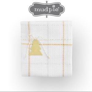 Mud Pie Gold/Silver Waffle Dish Cloths